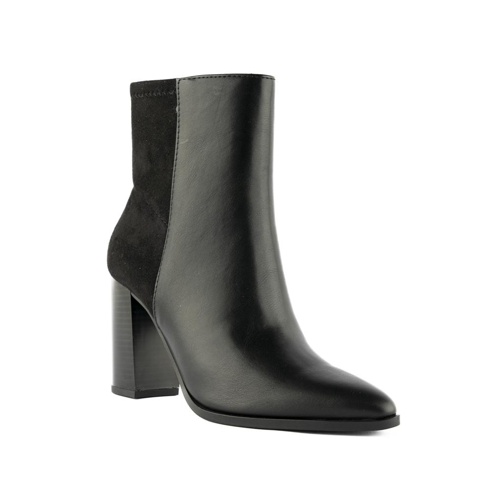 Foto 3 pulgar | Botín Tacón Ancho Casual 9cm Para Mujer Walki Ariana Negro