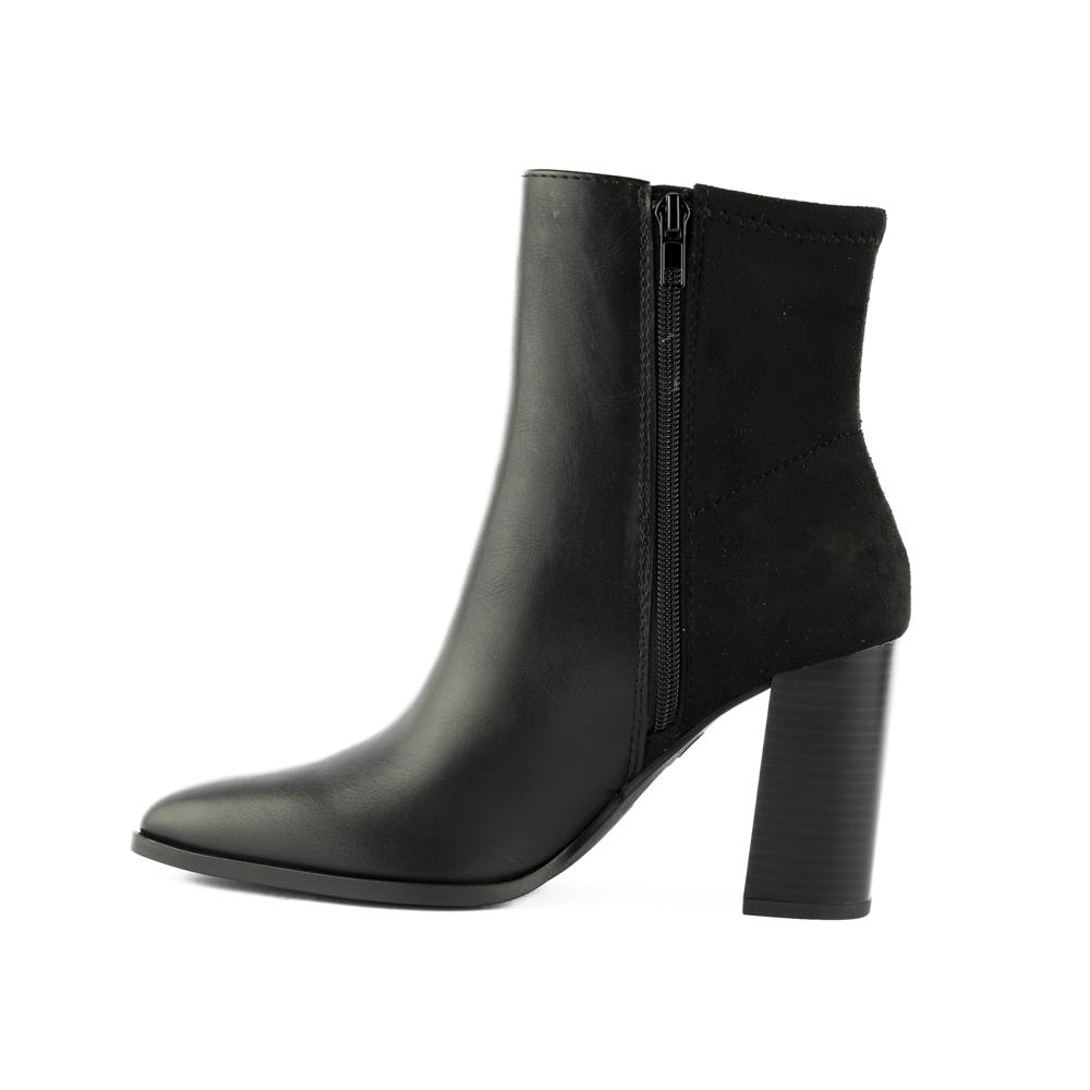 Foto 4 pulgar | Botín Tacón Ancho Casual 9cm Para Mujer Walki Ariana Negro