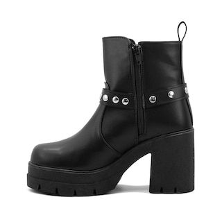 Foto 6 | Botín Wildcat Calzado Para Mujer Suela Chunky Casuales Negro