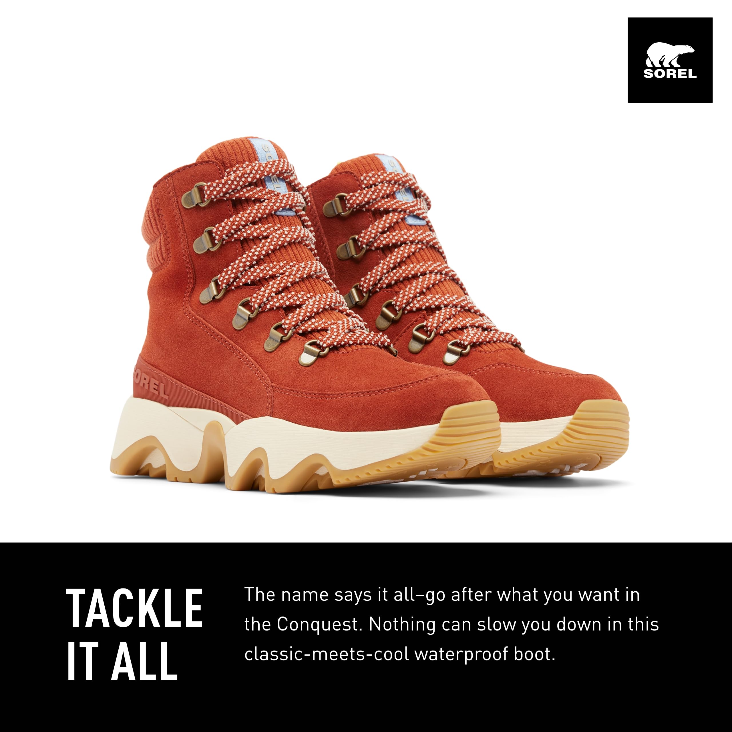Foto 3 pulgar | Bota Sorel Kinetic Impact Conquest Plus Impermeable Para Mujer - Venta Internacional.