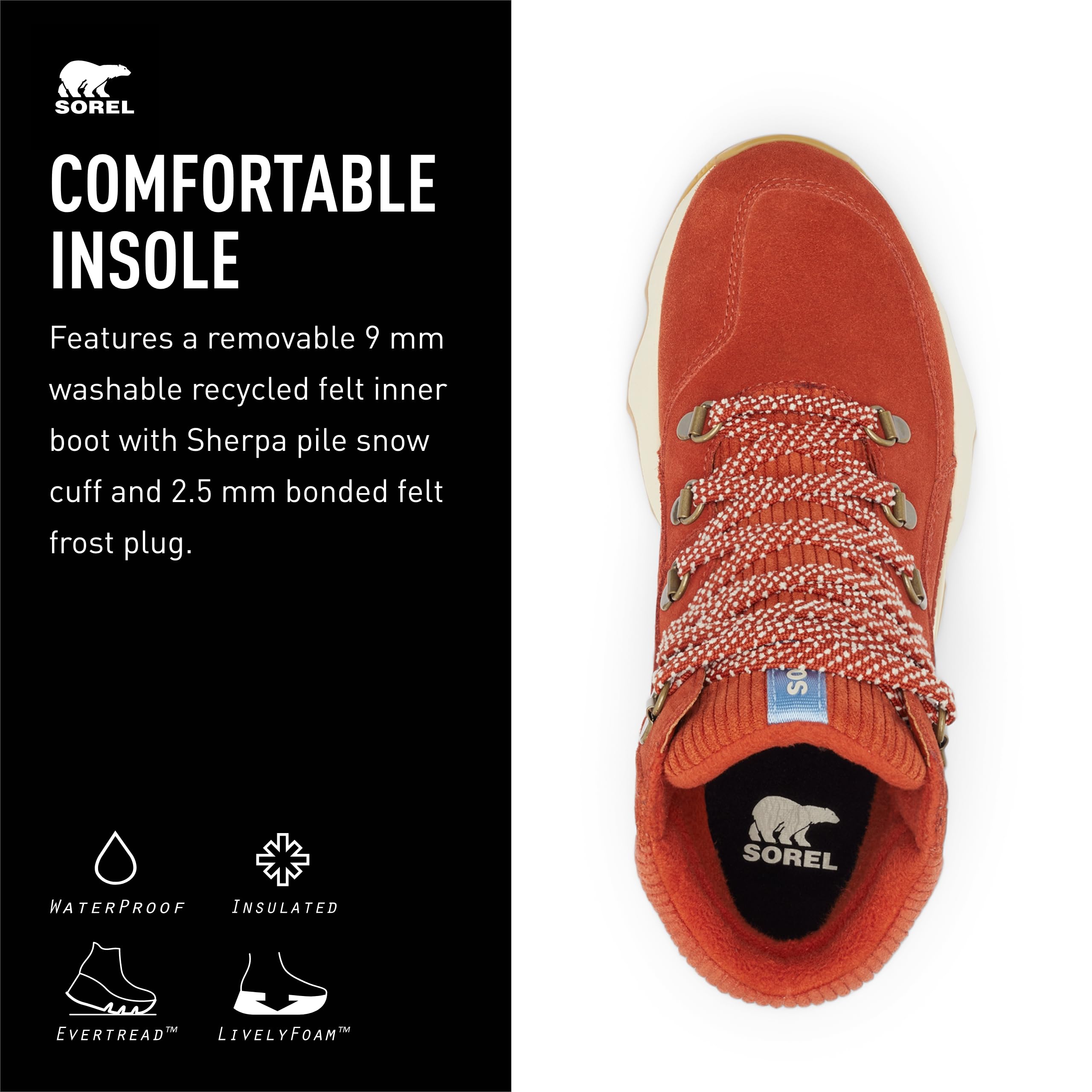 Foto 5 pulgar | Bota Sorel Kinetic Impact Conquest Plus Impermeable Para Mujer - Venta Internacional.