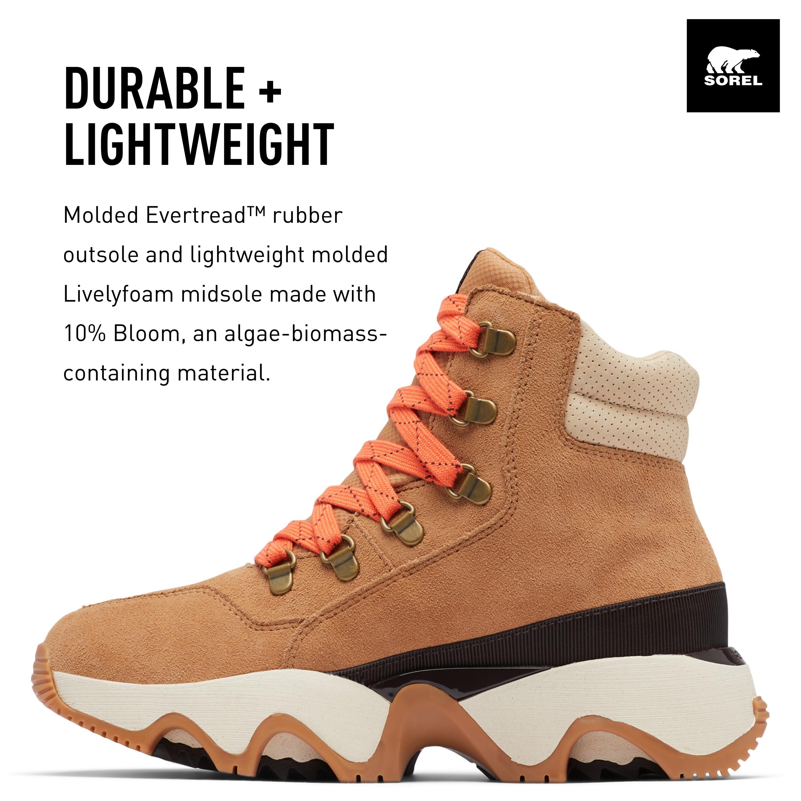 Foto 4 pulgar | Zapatos Sorel Kinetic Impact Conquest Impermeables Para Mujer, Color Marrón Rojizo - Venta Internacional.