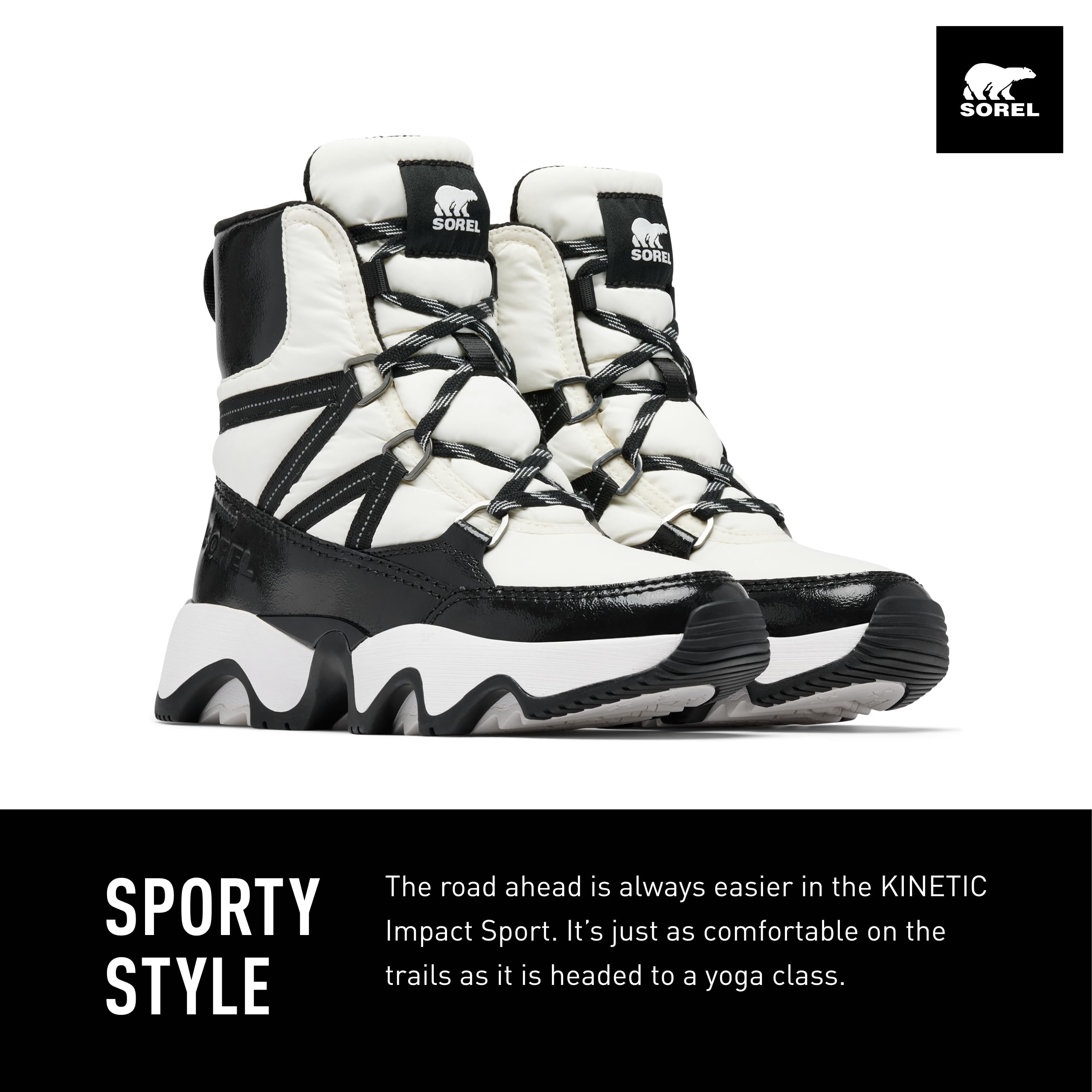 Foto 3 pulgar | Bota Sorel Kinetic Impact Sport Para Mujer, Impermeable, Sal Marina - Venta Internacional.