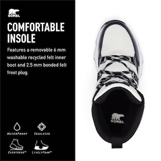 Foto 4 | Bota Sorel Kinetic Impact Sport Para Mujer, Impermeable, Sal Marina - Venta Internacional.