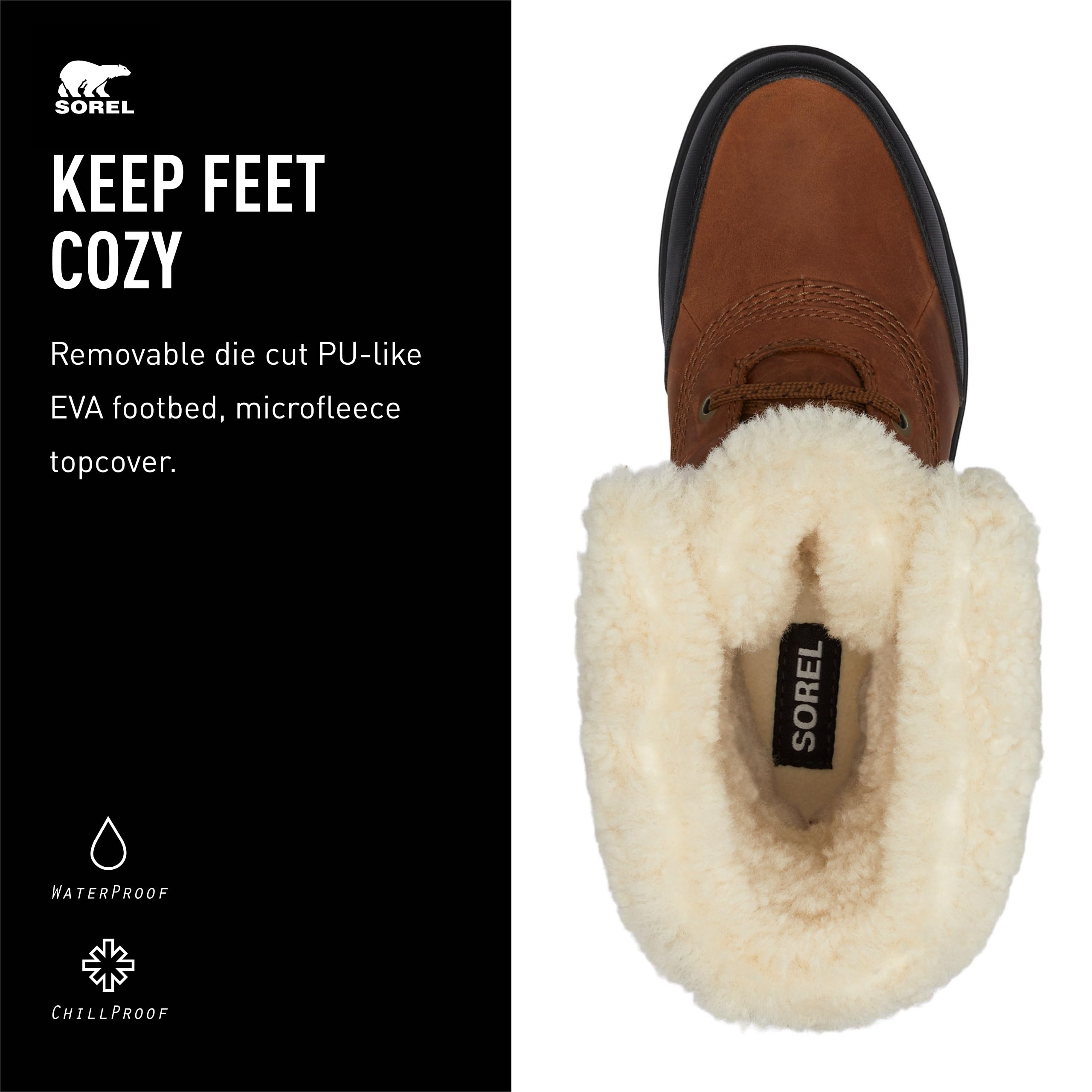 Foto 5 pulgar | Botas Sorel Tivoli Iv Parc Waterproof Mujer Velvet Tan 12 - Venta Internacional.
