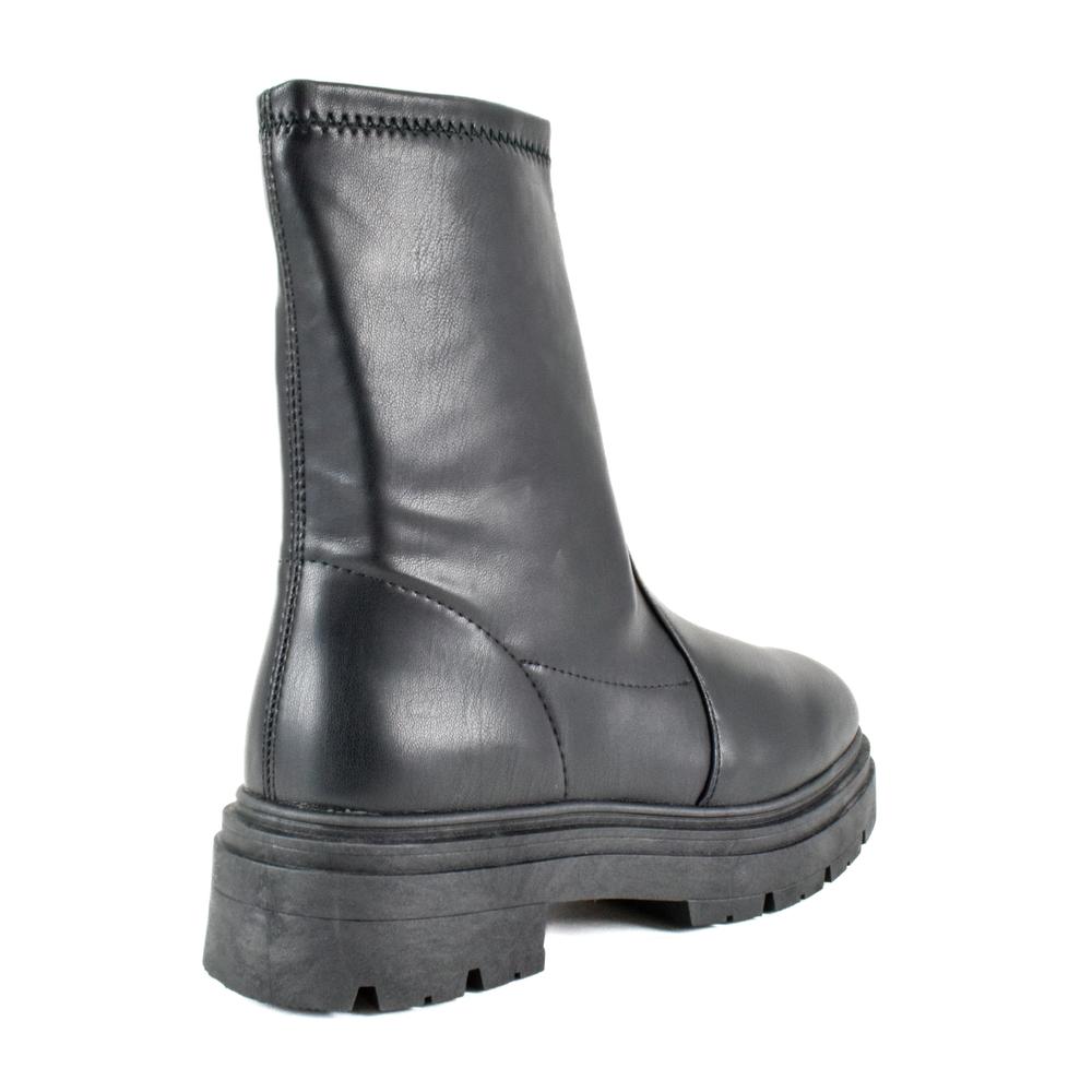 Foto 4 pulgar | Botines Combat Militar 5cm Plataforma Para Mujer Walki Nuria Negro
