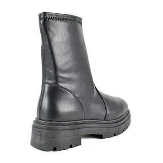 Foto 3 | Botines Combat Militar 5cm Plataforma Para Mujer Walki Nuria Negro