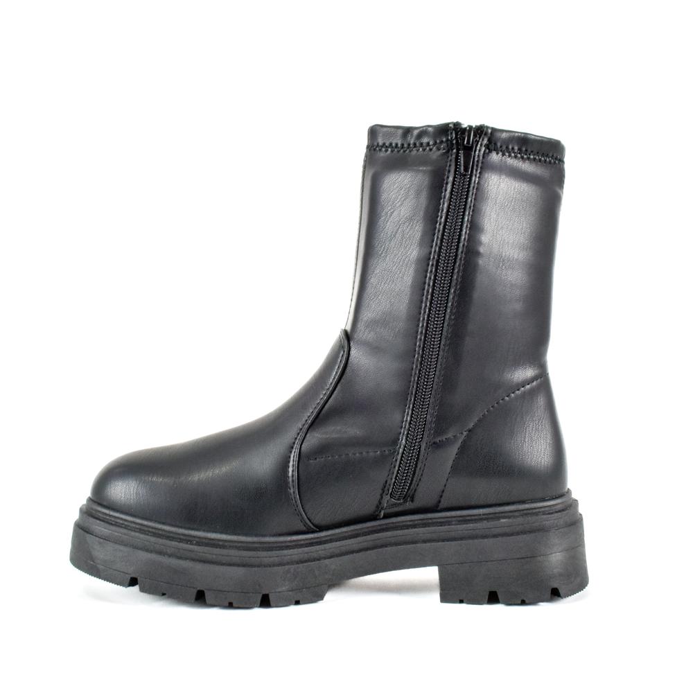 Foto 5 pulgar | Botines Combat Militar 5cm Plataforma Para Mujer Walki Nuria Negro