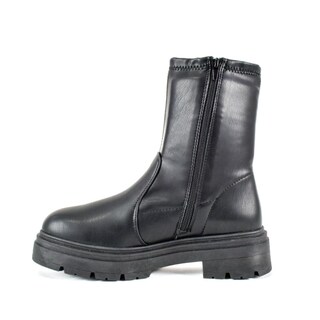 Foto 4 | Botines Combat Militar 5cm Plataforma Para Mujer Walki Nuria Negro