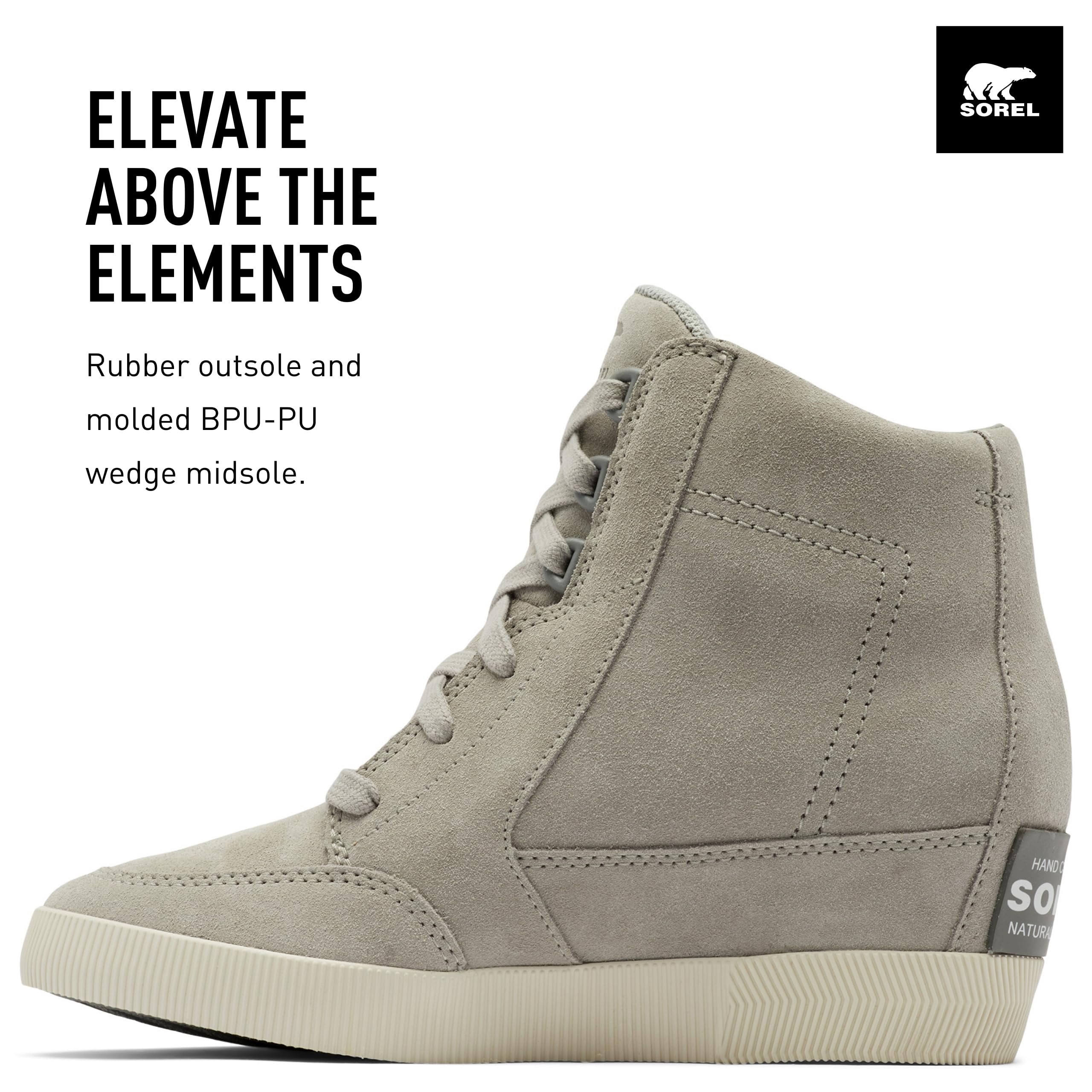 Foto 3 | Zapatos De Cuña Sorel Out N About™ Wedge Ii Dove/quarry Para Mujer - Venta Internacional.