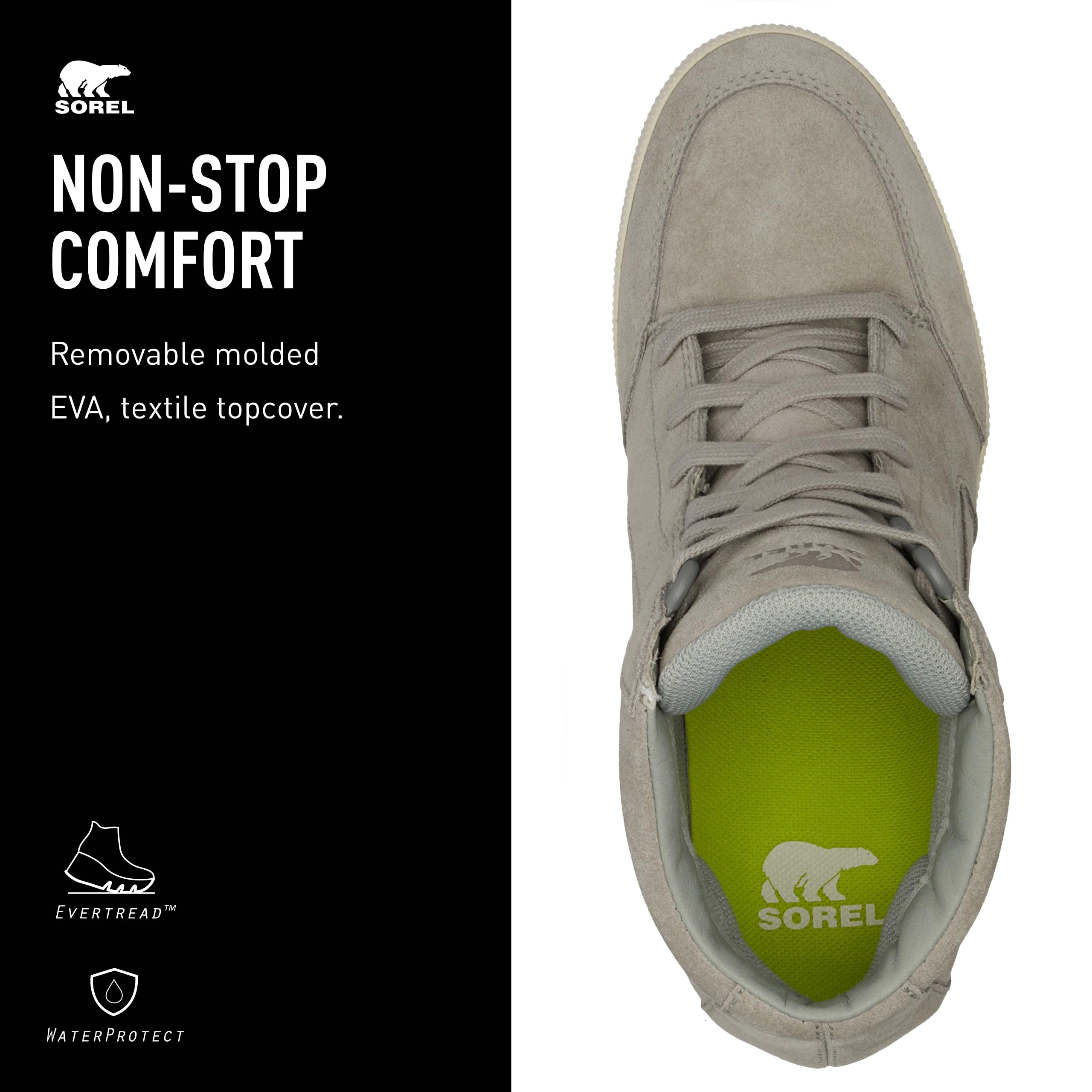 Foto 5 pulgar | Zapatos De Cuña Sorel Out N About™ Wedge Ii Dove/quarry Para Mujer - Venta Internacional.