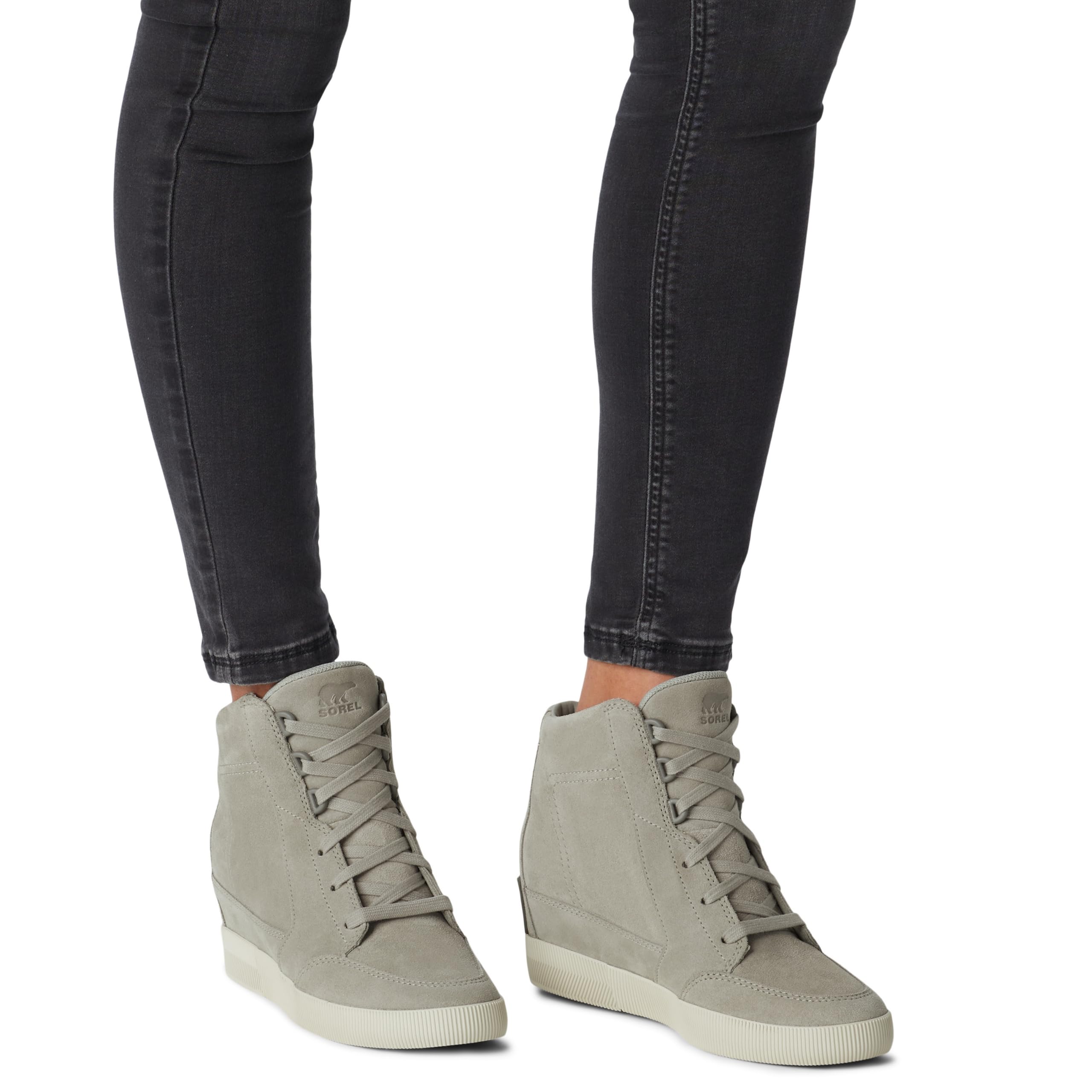 Foto 5 | Zapatos De Cuña Sorel Out N About™ Wedge Ii Dove/quarry Para Mujer - Venta Internacional.
