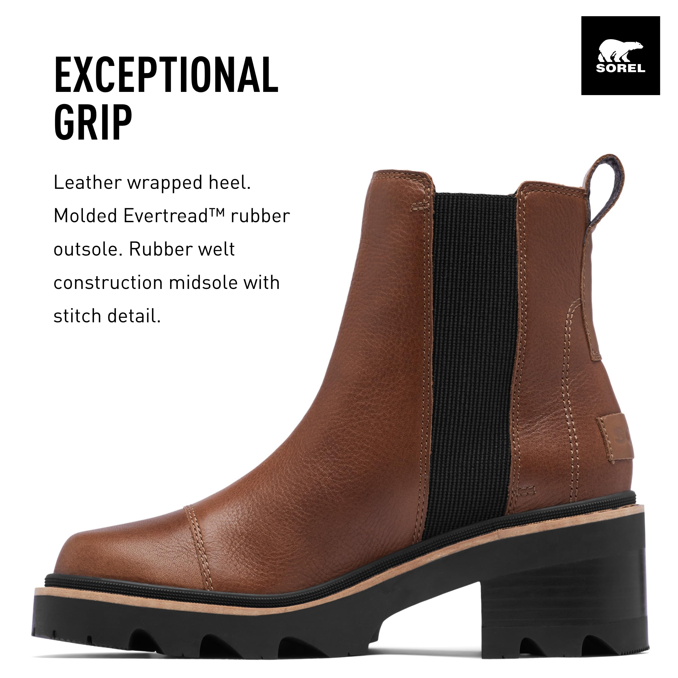 Foto 4 pulgar | Botas Sorel Joan Now™ Chelsea Velvet Bronce/black Para Mujer - Venta Internacional.