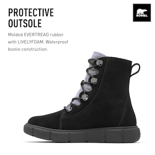 Foto 3 | Bota Sorel Explorer Lll Joan Waterproof Para Mujer Negra 11 - Venta Internacional.