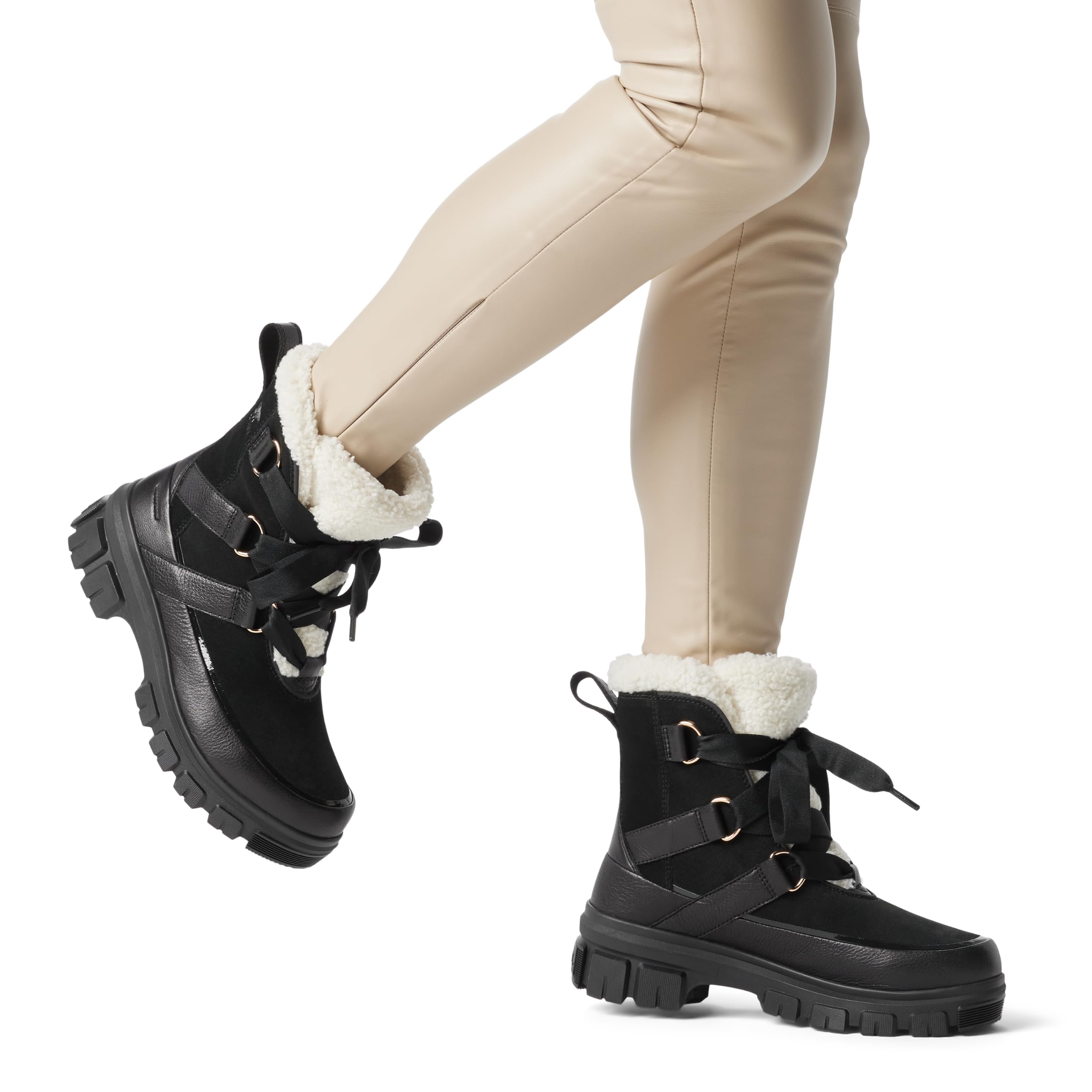Foto 6 pulgar | Bota Sorel Tivoli V Resort Impermeable Para Mujer, Color Negro/tiza - Venta Internacional.