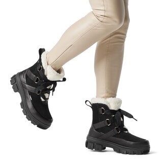 Foto 5 | Bota Sorel Tivoli V Resort Impermeable Para Mujer, Color Negro/tiza - Venta Internacional.