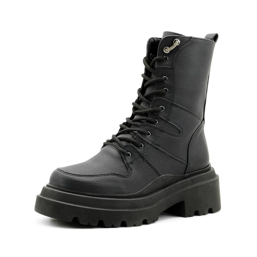 Foto 4 pulgar | Bota Elegante Para Mujer Plataforma Antiderrapante Casual Negro