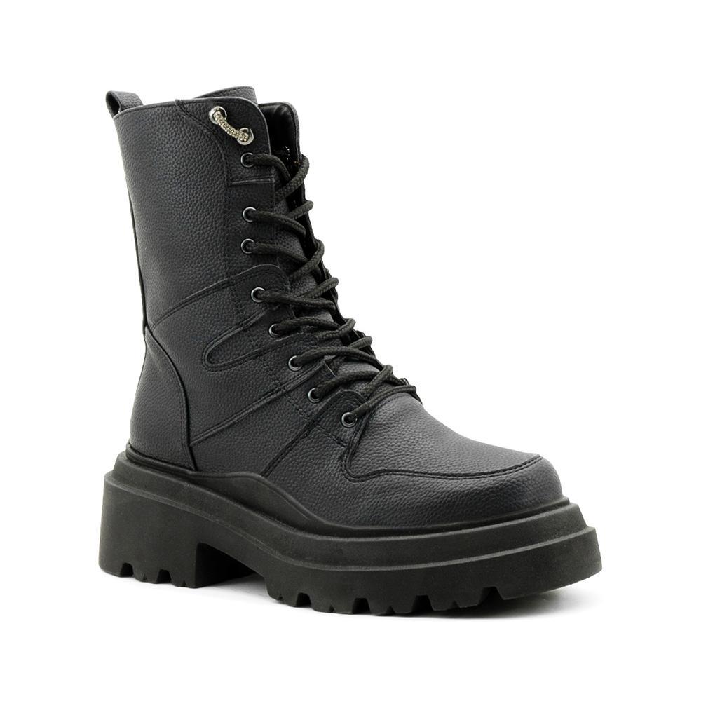 Foto 5 pulgar | Bota Elegante Para Mujer Plataforma Antiderrapante Casual Negro