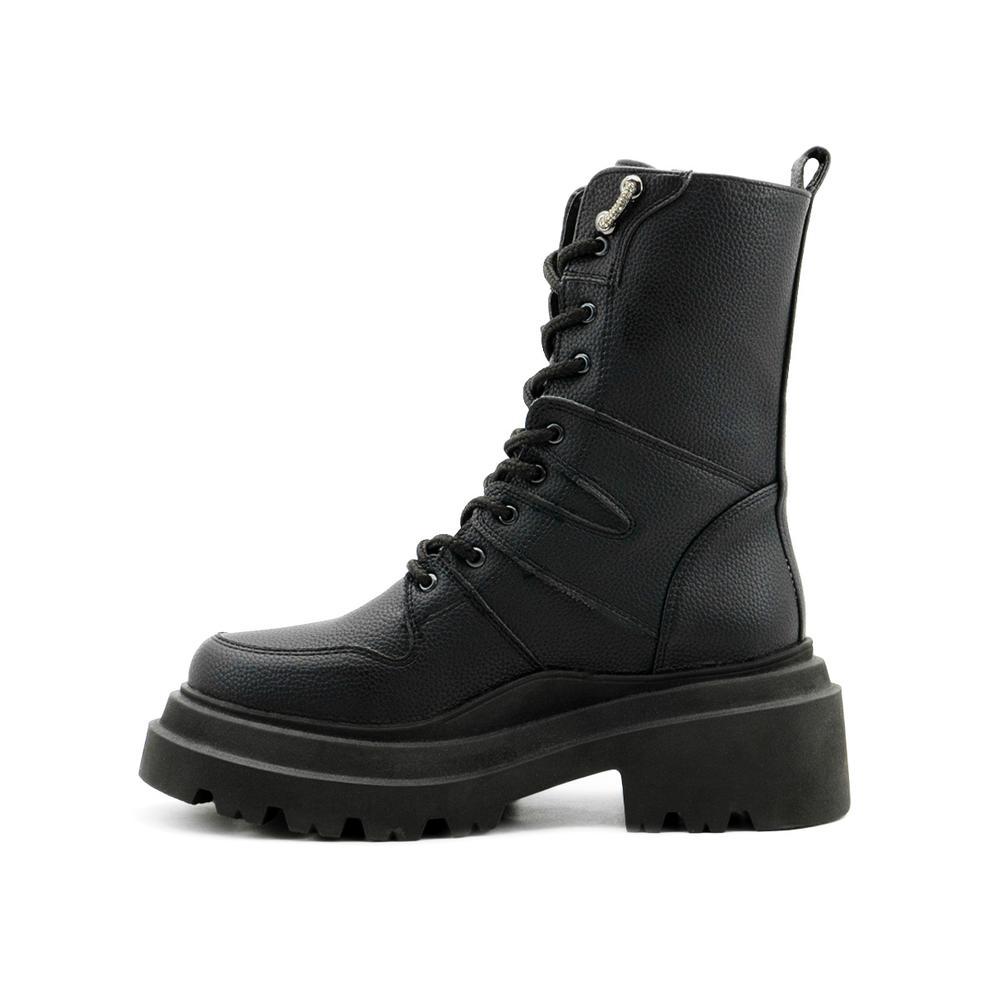Foto 6 pulgar | Bota Elegante Para Mujer Plataforma Antiderrapante Casual Negro
