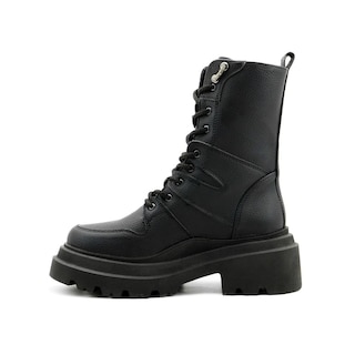 Foto 5 | Bota Elegante Para Mujer Plataforma Antiderrapante Casual Negro