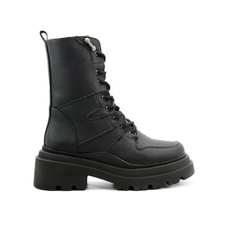 Foto 6 | Bota Elegante Para Mujer Plataforma Antiderrapante Casual Negro