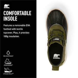Foto 4 | Bota Sorel Out N About Lv Classic Impermeable Para Mujer, Color Verde - Venta Internacional.