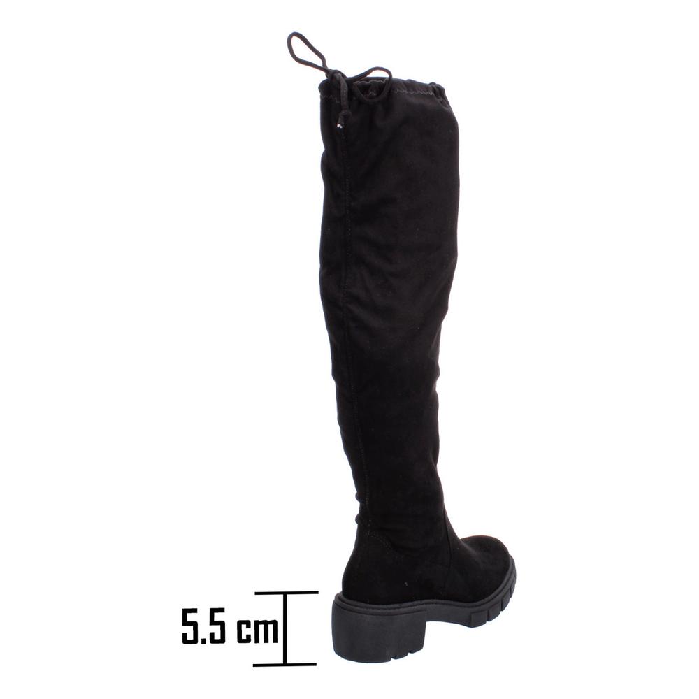 Foto 4 pulgar | Bota Beira Rio Negro Para Mujer [bei57] Negro