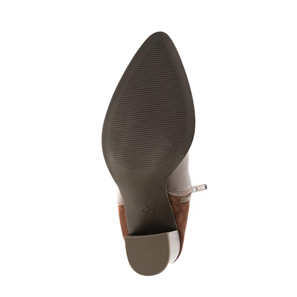 Foto 5 pulgar | Botín Tacón Ancho Casual 9cm Para Mujer Walki Ariana Cafe