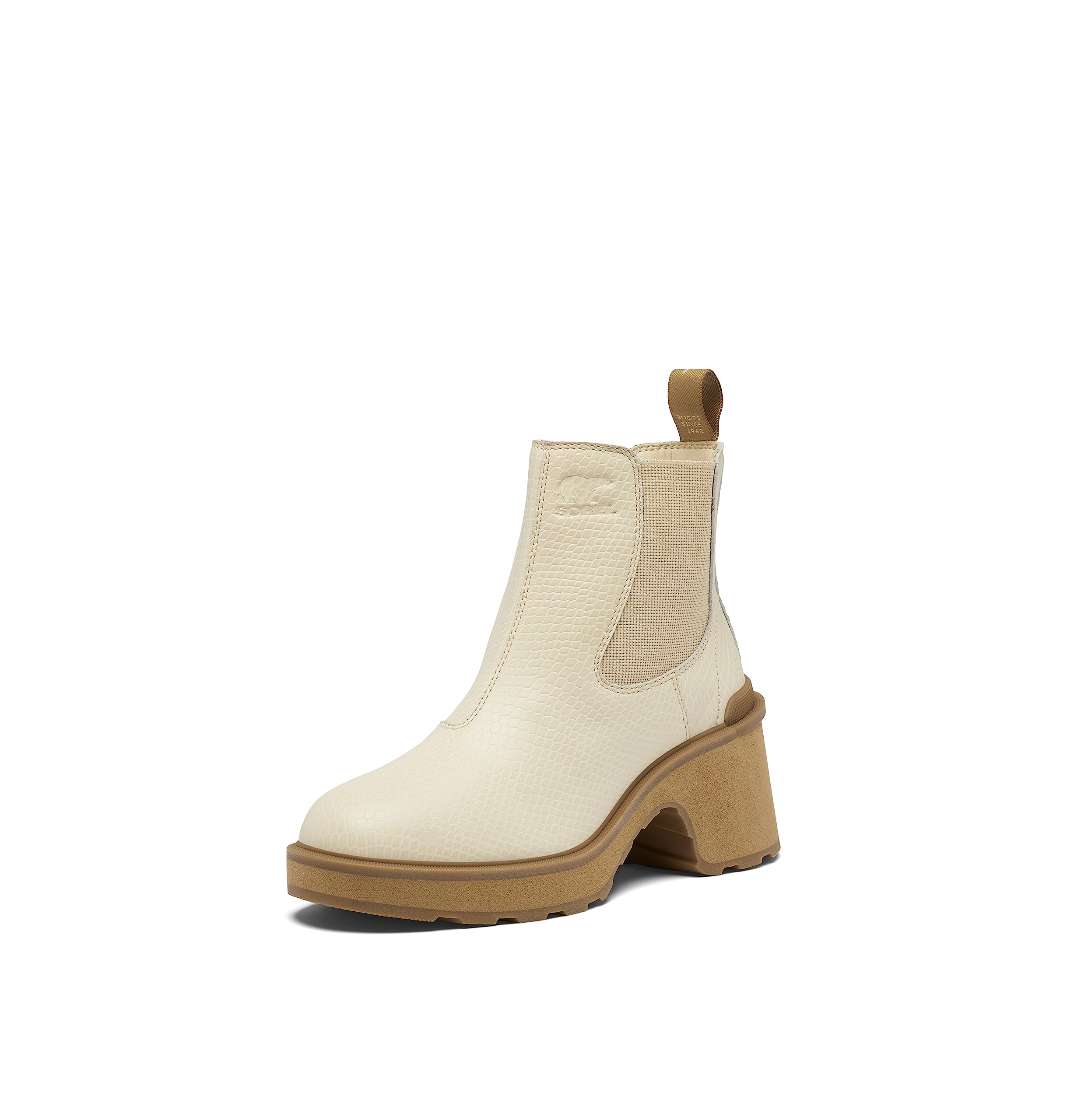 Foto 2 pulgar | Botas Sorel Hi-line Heel Chelsea Para Mujer, Cerámica Blanqueada, 10 - Venta Internacional.