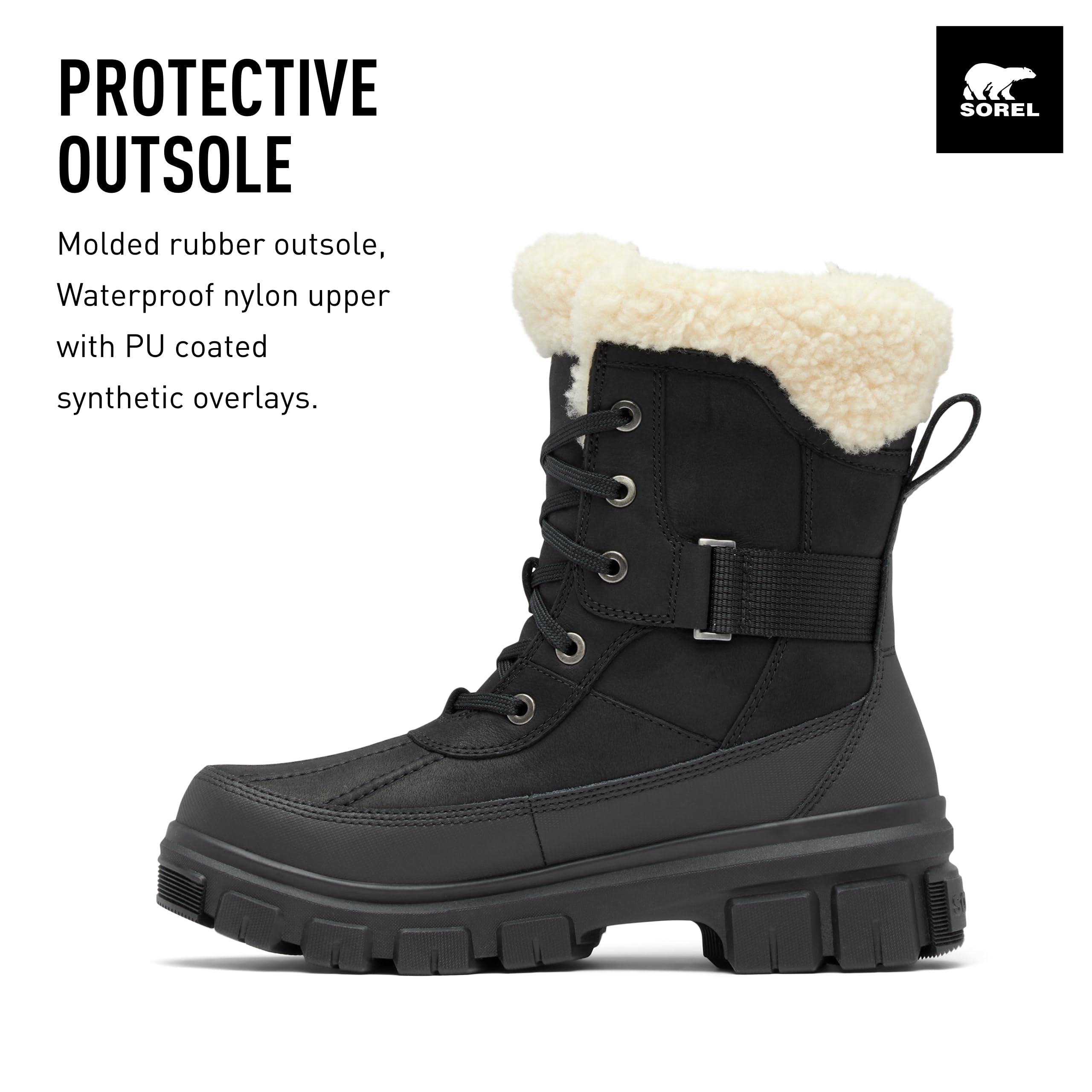 Foto 4 pulgar | Bota Sorel Tivoli V Parc Impermeable Para Mujer, Color Negro, Talla 8.5 - Venta Internacional.