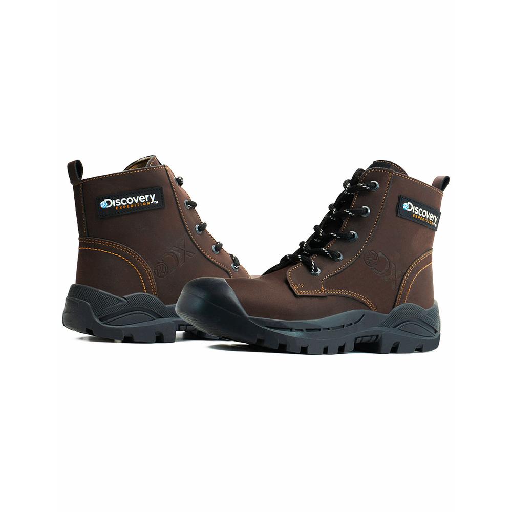 Foto 3 pulgar | Bota Discovery Senderismo Antiderrapante Chocolate 22-25.5 Cafe