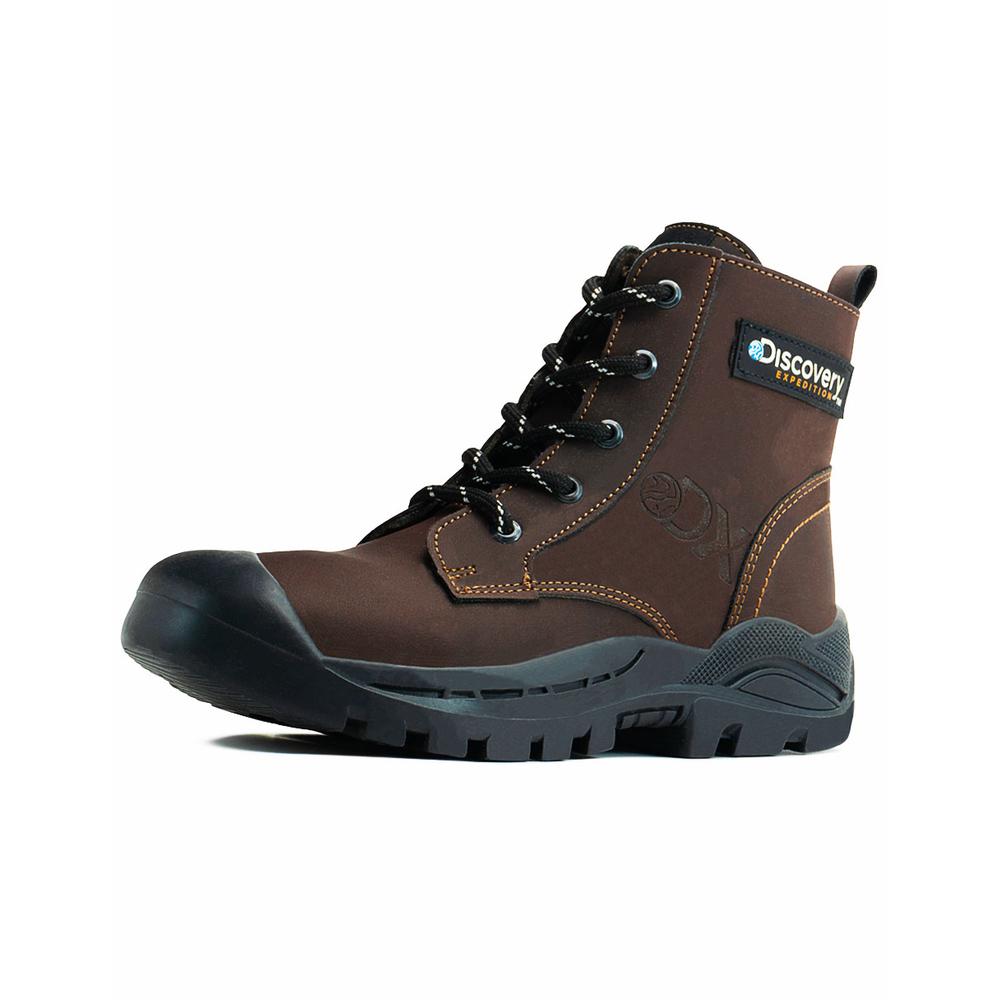Foto 4 pulgar | Bota Discovery Senderismo Antiderrapante Chocolate 22-25.5 Cafe