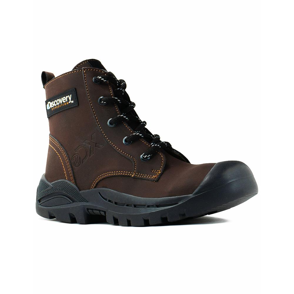 Foto 5 pulgar | Bota Discovery Senderismo Antiderrapante Chocolate 22-25.5 Cafe