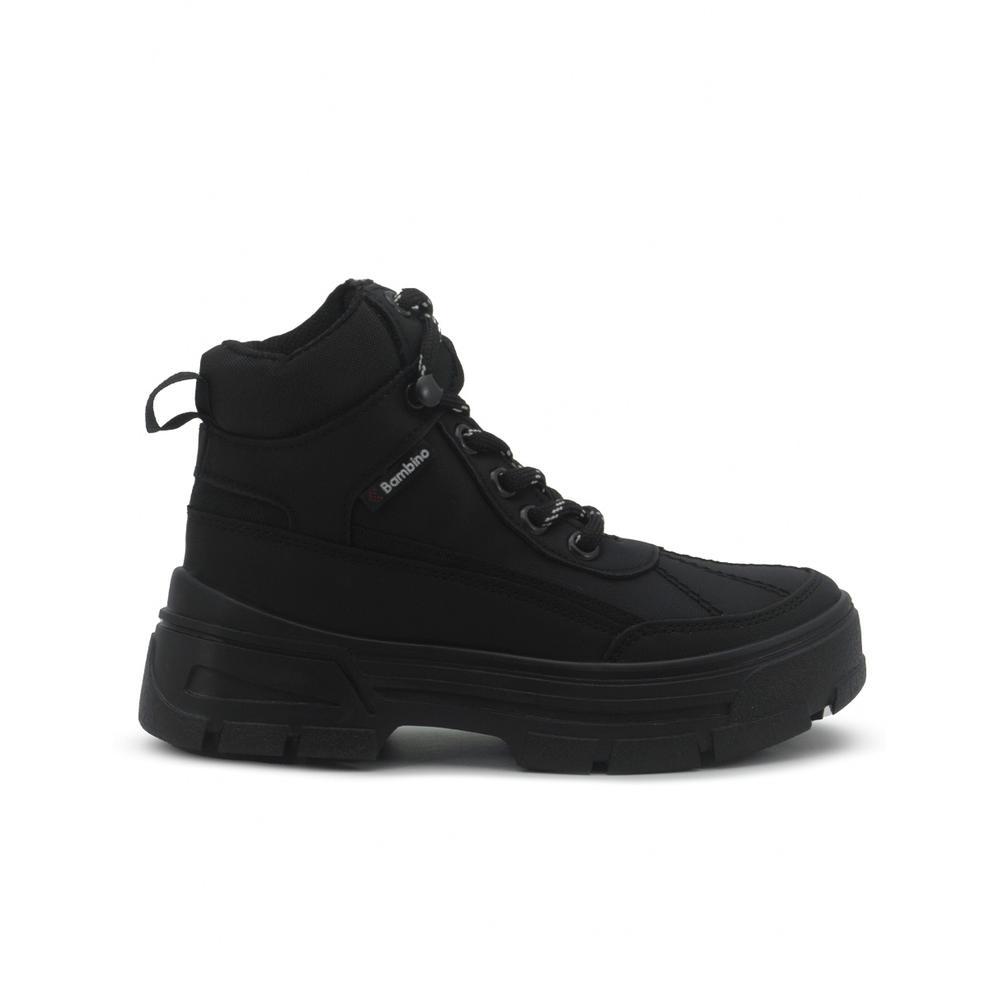 Foto 1 | Bota Botin Bambino Hiker Para Niño Antiderrapante Negro 18-3 Negro