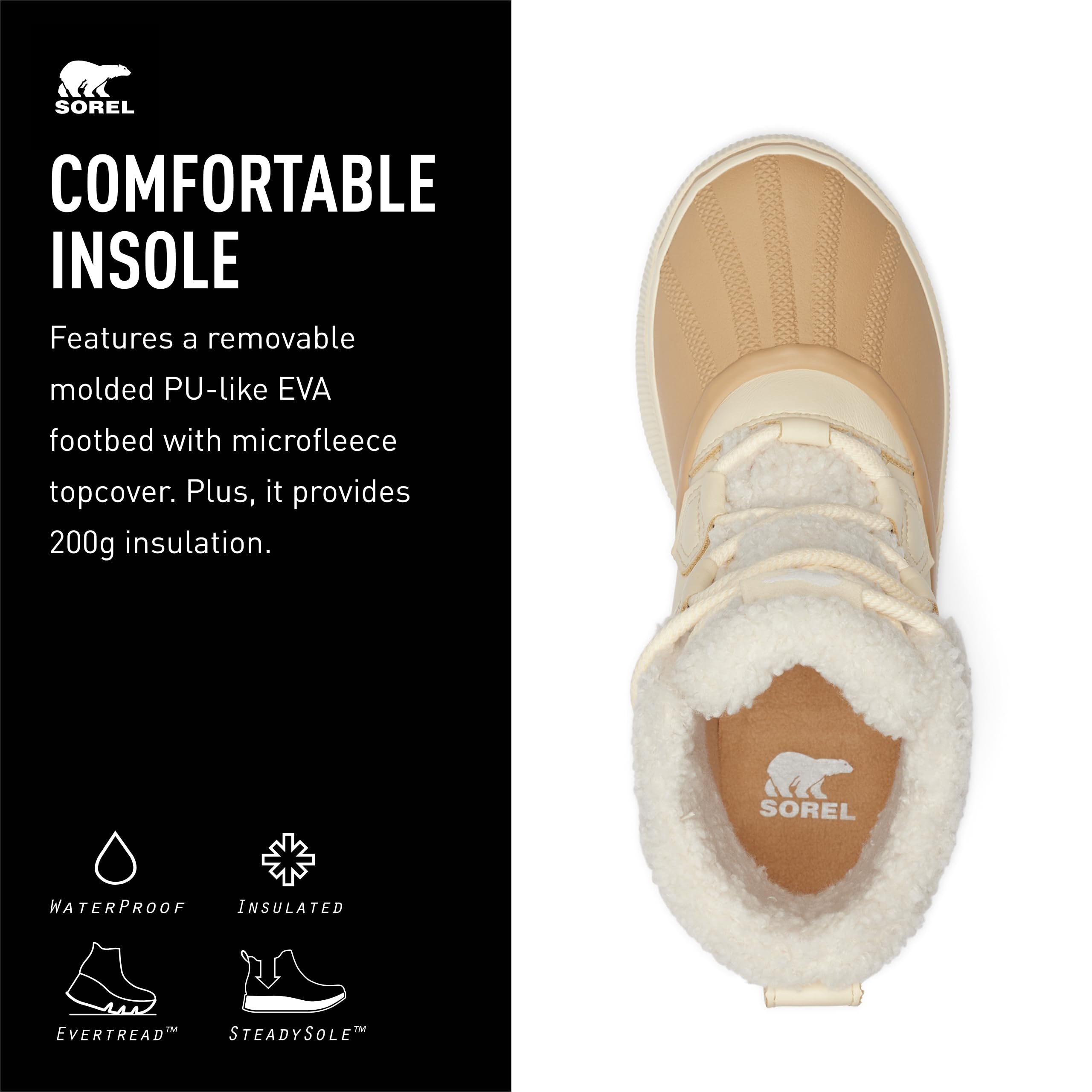 Foto 5 pulgar | Bota Sorel Out N About Lv Chillz Waterproof Women Honey 7 - Venta Internacional.