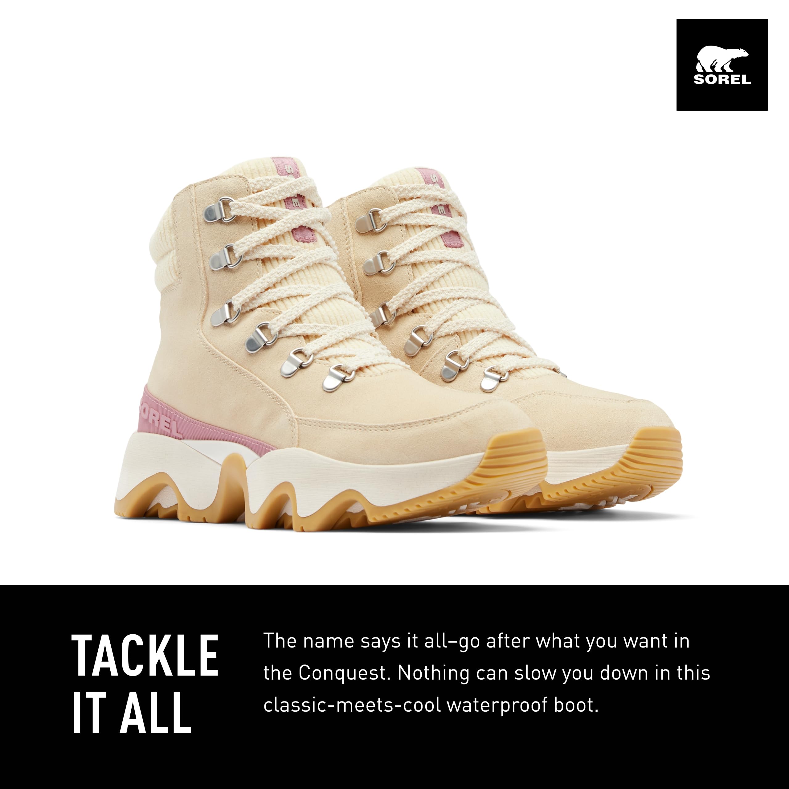 Foto 3 pulgar | Bota Sorel Kinetic Impact Conquest Plus Impermeable Para Mujer - Venta Internacional.