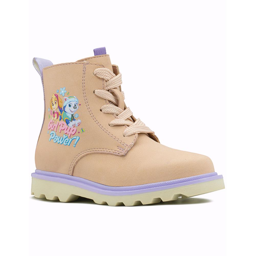 Foto 5 pulgar | Botín Niña Tropicana Maquillaje Antiderrapante Paw Patrol Beige