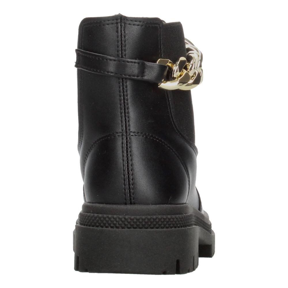 Foto 7 | Botín Chelsea Mujer Moleca Color Negro Con Cadena Dama Negro