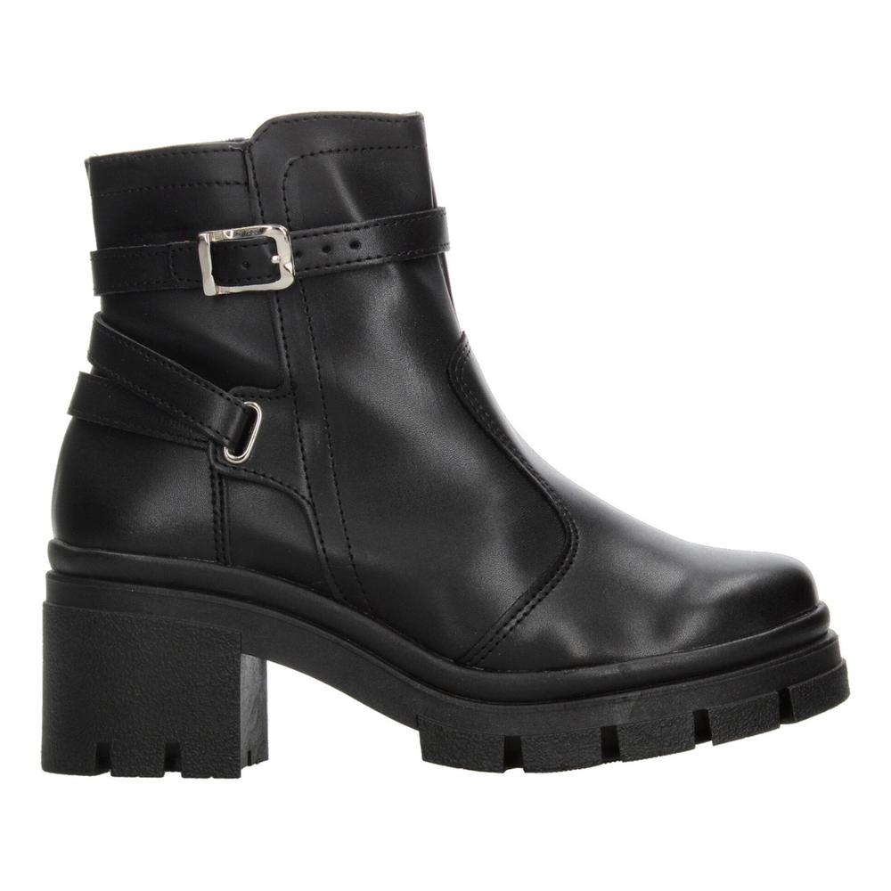 Botín Mujer Green Love Negro Tacón 6 Cm Cuadrado Casual Negro