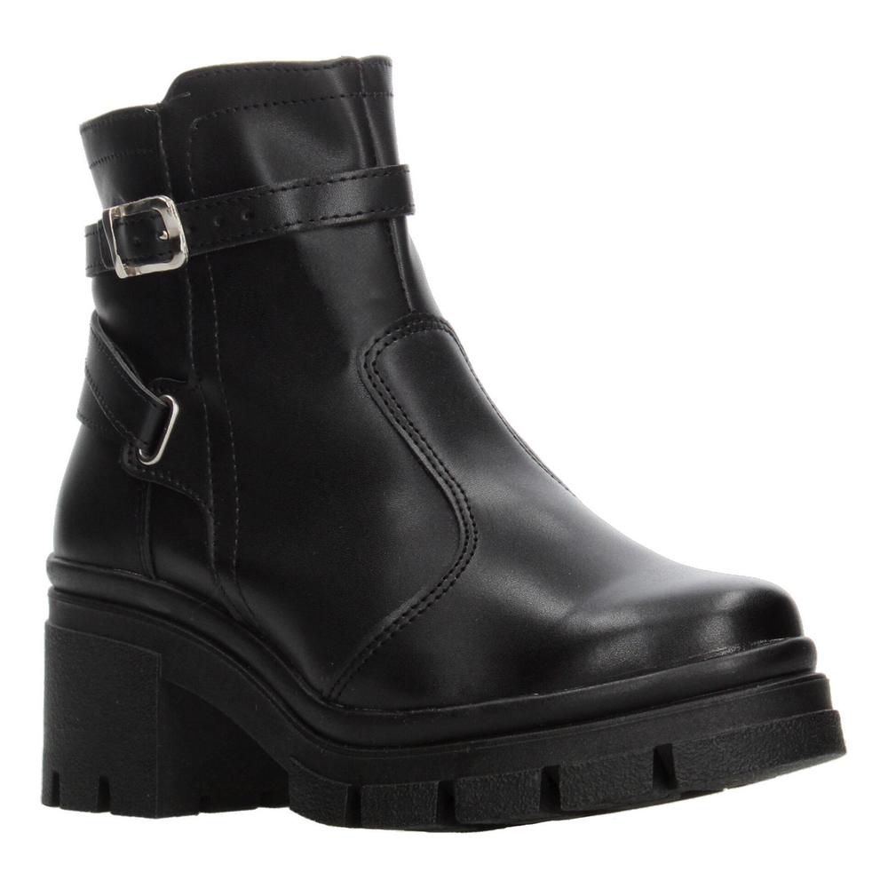 Foto 2 | Botín Mujer Green Love Negro Tacón 6 Cm Cuadrado Casual Negro