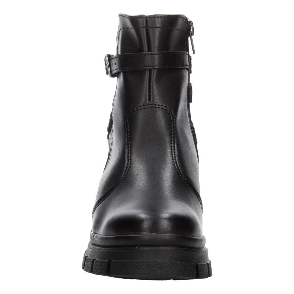Foto 7 pulgar | Botín Mujer Green Love Negro Tacón 6 Cm Cuadrado Casual Negro