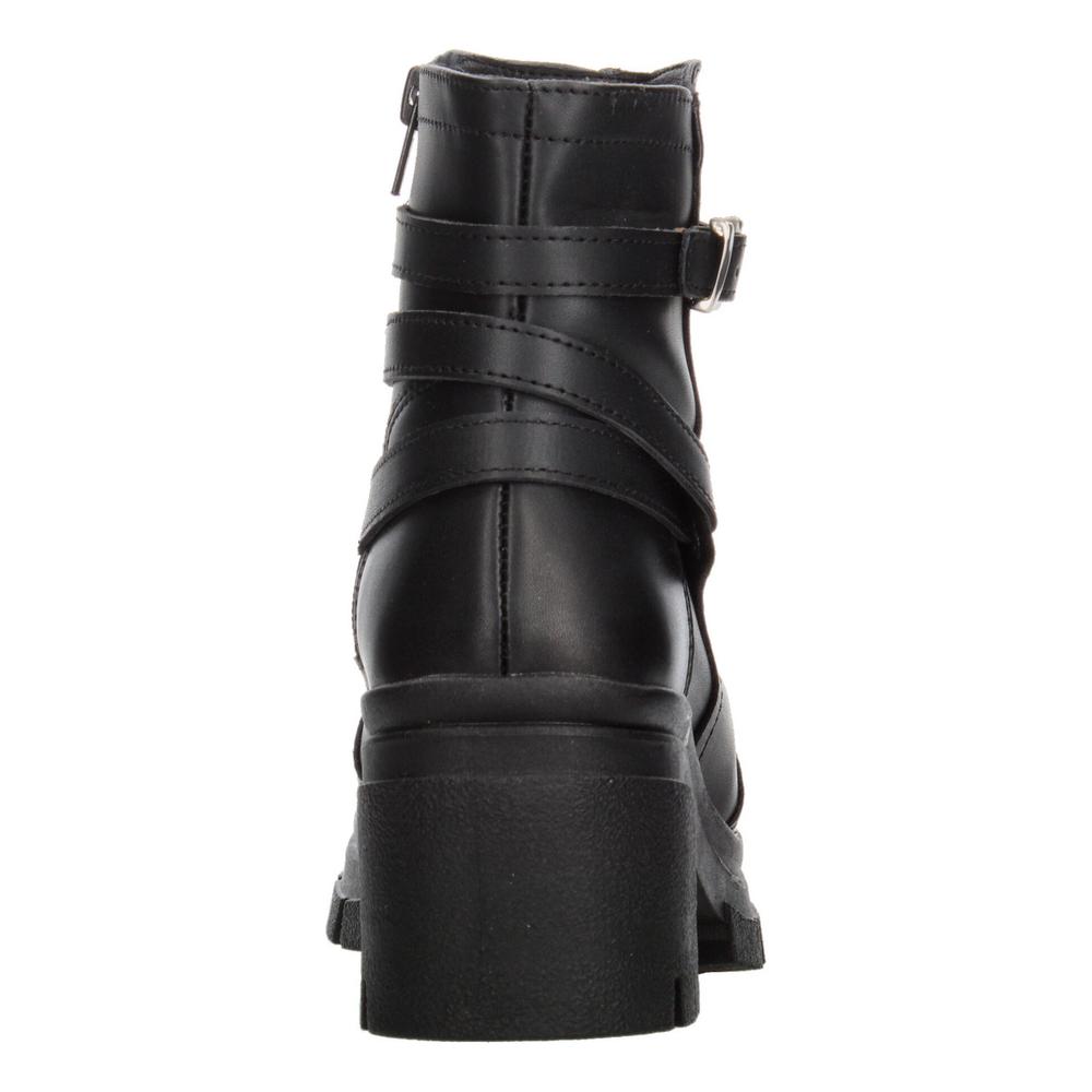 Foto 7 | Botín Mujer Green Love Negro Tacón 6 Cm Cuadrado Casual Negro
