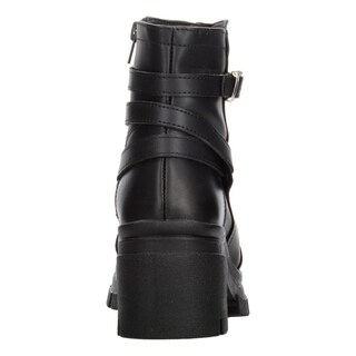 Foto 7 | Botín Mujer Green Love Negro Tacón 6 Cm Cuadrado Casual Negro