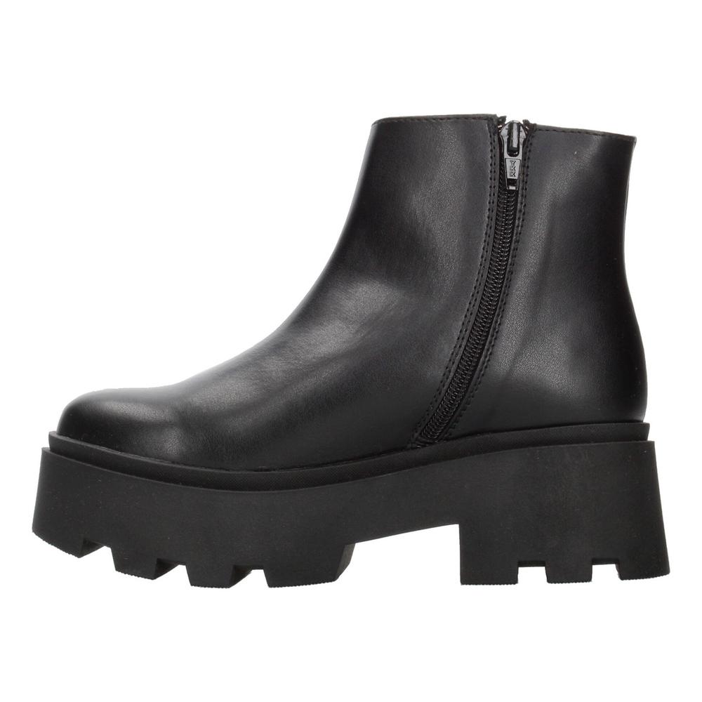 Foto 6 pulgar | Botín Mujer Salamandra Negro Liso Plataforma 6 Cm Para Dama Negro
