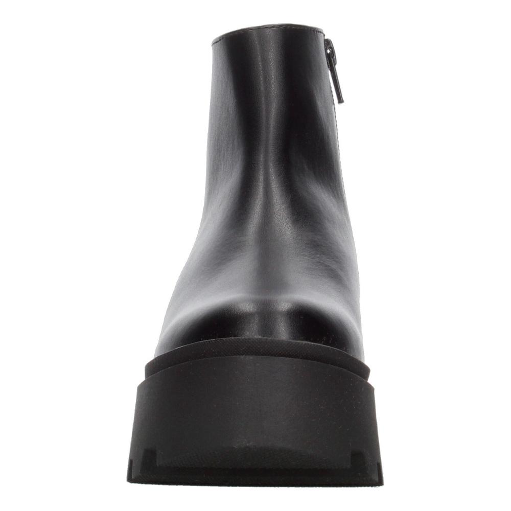 Foto 7 pulgar | Botín Mujer Salamandra Negro Liso Plataforma 6 Cm Para Dama Negro