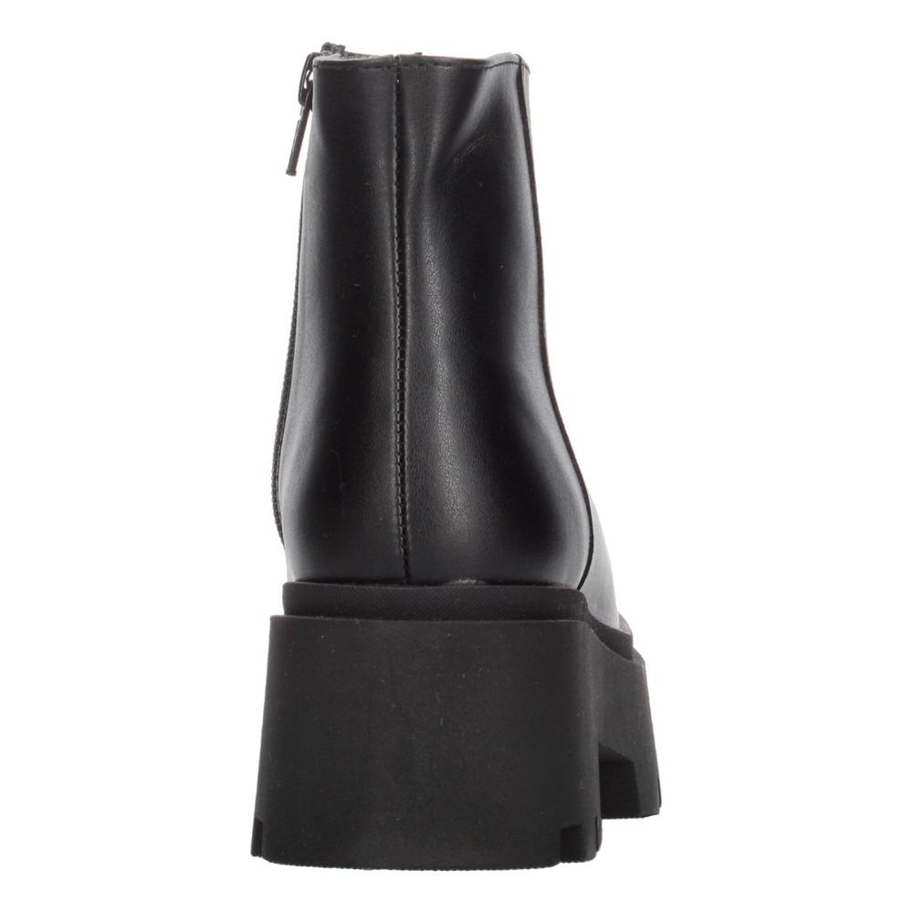 Foto 7 | Botín Mujer Salamandra Negro Liso Plataforma 6 Cm Para Dama Negro