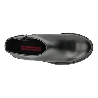 Foto 8 | Botín Mujer Salamandra Negro Liso Plataforma 6 Cm Para Dama Negro