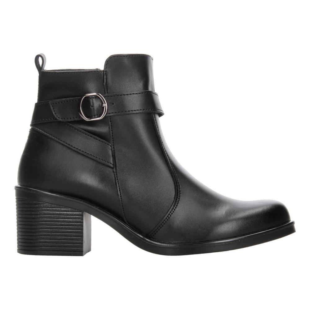 Foto 2 pulgar | Botín Mujer Green Love Negro Casual Clásico Con Tacón Negro