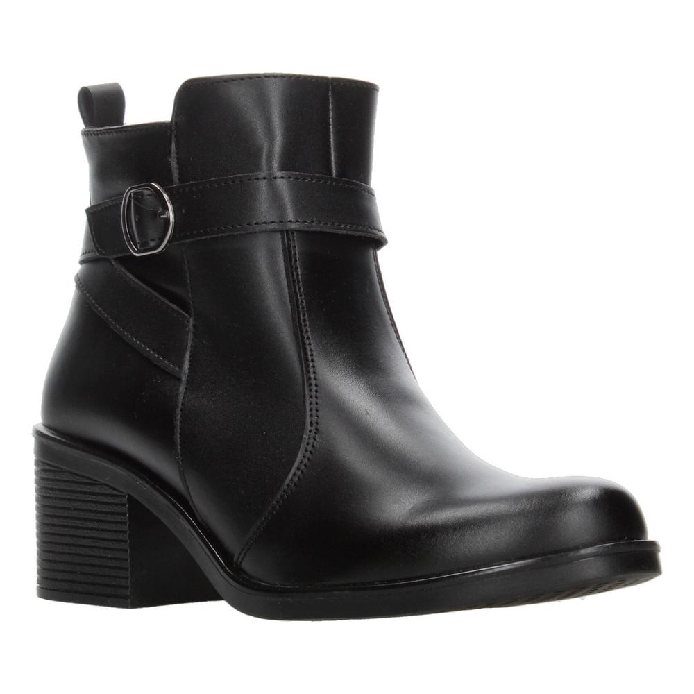 Foto 2 | Botín Mujer Green Love Negro Casual Clásico Con Tacón Negro