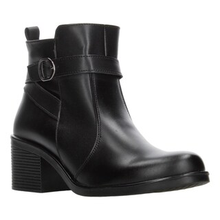 Foto 2 | Botín Mujer Green Love Negro Casual Clásico Con Tacón Negro